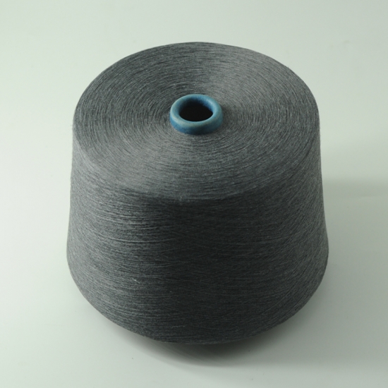 Polyester Ring Gesponnenes Garn, Polyester schwarz